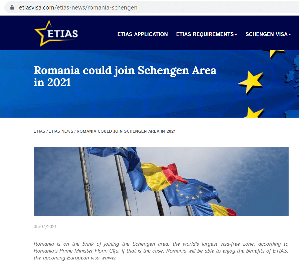 присоединение Румынии к Шенгенскому соглашению – почти решенный вопрос